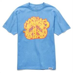 NEW COOKIES men's nuclear peace tee in light blue